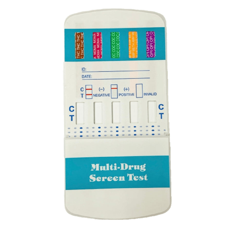 10 Panel Dip Card - W3104 - AMP, BAR, BZO, COC, MTD, OPI, mAMP, THC, PCP, MDMA 10 Panel,Dip Cards W.H.P.M., Inc.